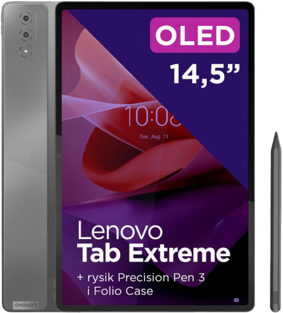 Планшет Lenovo Tab Extreme Wi-Fi 256GB Grey (ZACF0024SE) - зображення 1