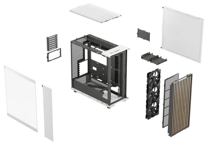 Obudowa Fractal Design North XL TG Clear Chalk White (FD-C-NOR1X-04) - obraz 9