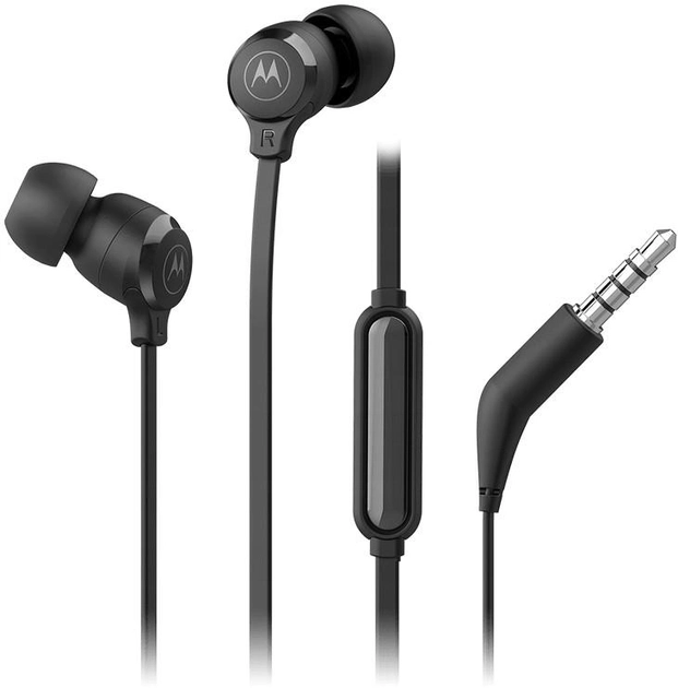 Słuchawki Motorola EarBuds 3-S Black (505537471081) - obraz 1