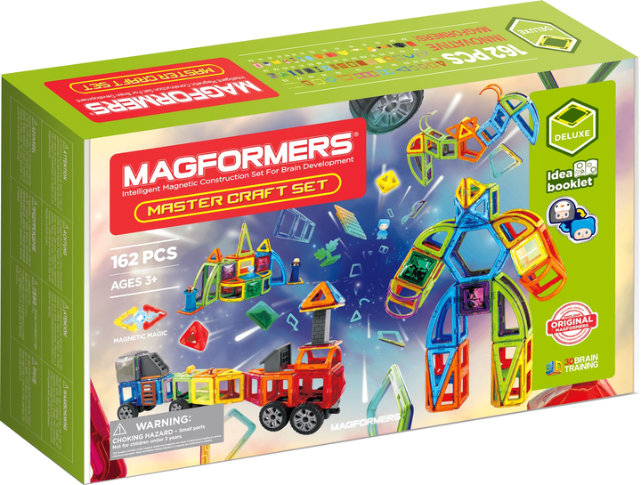 Конструктор магнітний Magformers Magnet Master craft 162 деталі (8809465537708) - зображення 1