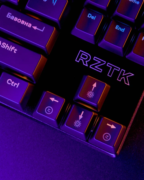 Клавіатура механічна дротова RZTK Mamba TKL Kailh Black Speed USB