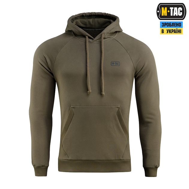 Кофта XL Raglan Olive M-Tac Hoodie Hard Dark Cotton - изображение 2