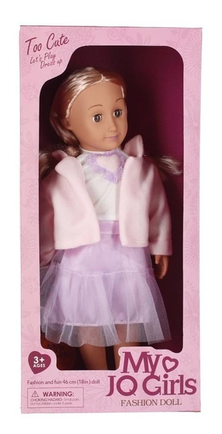 Лялька My JQ Girls Pink Dress 46 см (5908275184812) - зображення 1