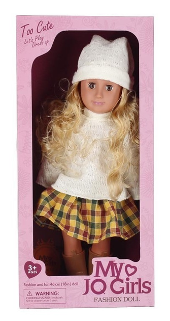 Лялька My JQ Girls Plaid Skirt 46 см (5908275184980) - зображення 1