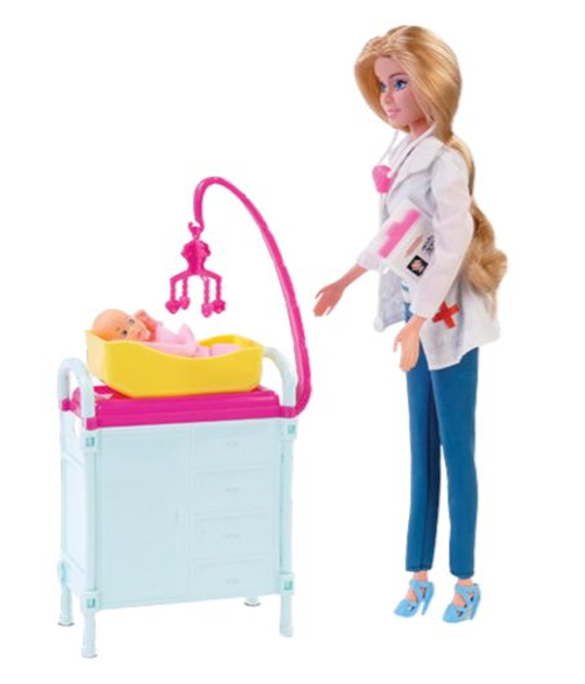 Zestaw lalek Artyk Barbie Doctor z akcesoriami (5901811123030) - obraz 2