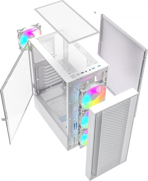 Корпус Gembird Fornax 4000W ARGB White (CCC-FC-4000W) - зображення 5
