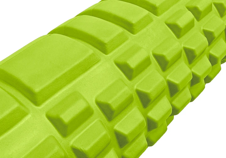 Массажный ролик-валик для МФР и йоги EasyFit Grid Roller v3.1 60 см роллер-массажер для спины, ног, рук и шеи EF-2037-GN Салатовый (56000976) - изображение 3
