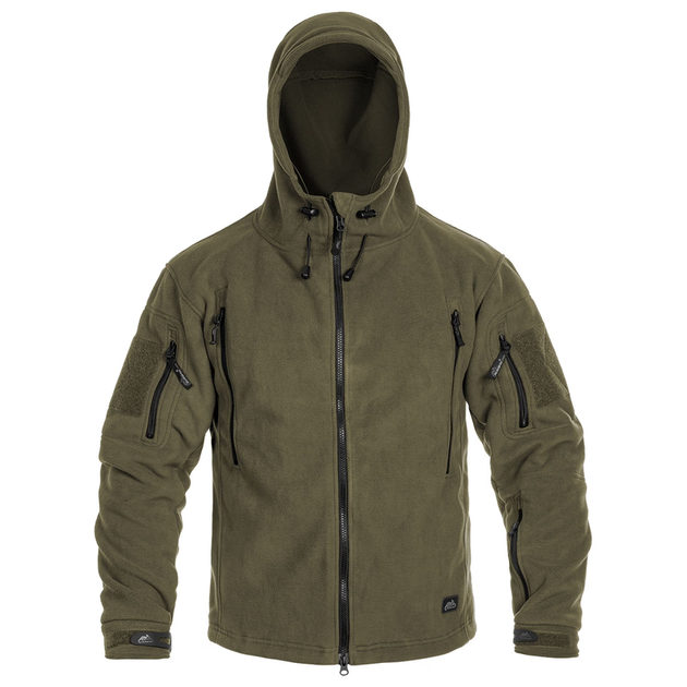 Куртка тактическая Helikon-tex Флисовое XL Олива PATRIOT JACKET - HEAVY FLEECE XL Olive Green (BL-PAT-HF-02-B06-XL) - изображение 1