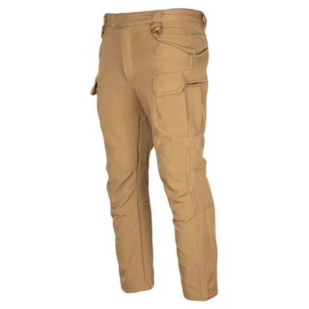 Тактические штаны утепленные Vik-Tailor SoftShell Coyote 4XL - изображение 1
