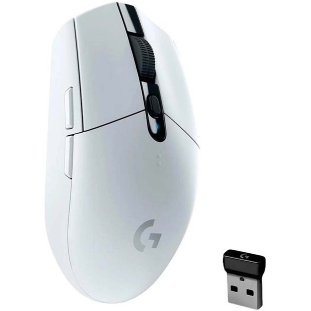 Беспроводная компьютерная мышка G304 Белая - изображение 1