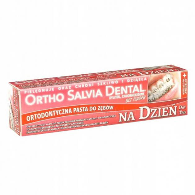 Pasta do zębów Atos Ortho Salvia Dental na dzień 75 ml (5907437022030) - obraz 2