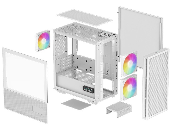 Корпус DeepCool CH360 Digital WH ARGB White (R-CH360-WHAPE3D-G-1) - зображення 11