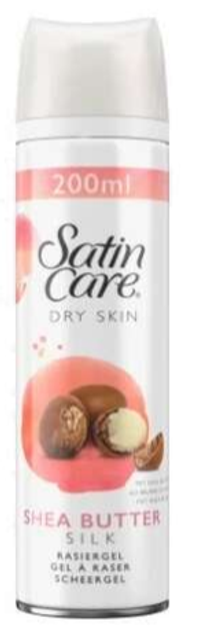 Гель для гоління Gillette Satin Care Масло Ши 200 мл (7702018015030) - зображення 1