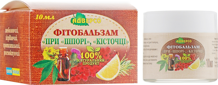 Фітобальзам "При шпорі", "Кісточці" - Адверсо 10ml (301629-38089) - изображение 1