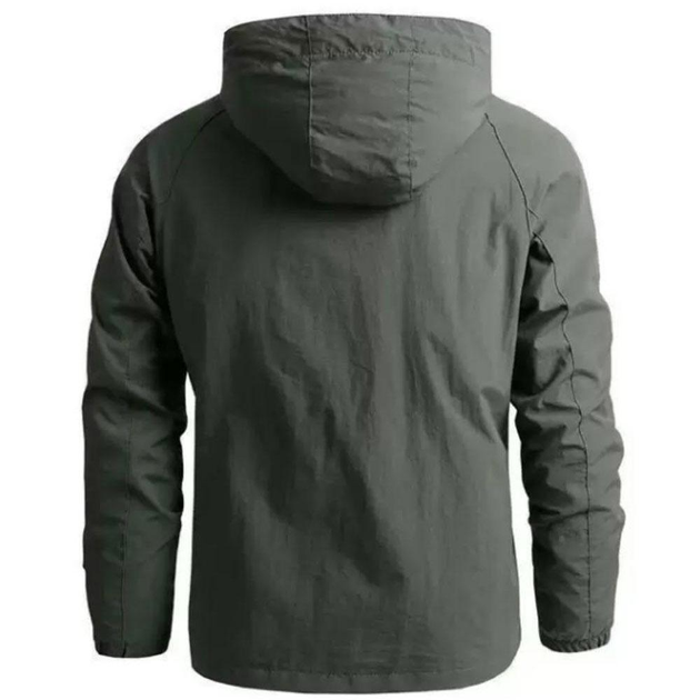 Чоловіча Водовідштовхувальна Куртка ARMY з капюшоном олива розмір 3XL - зображення 2