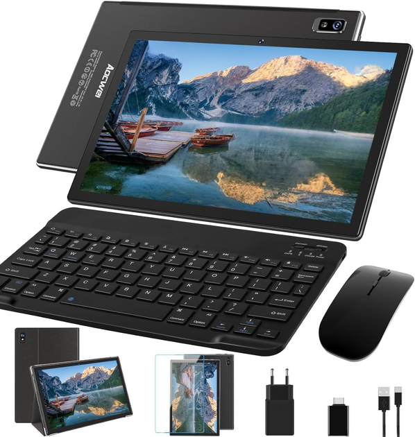 Планшет 10.1" AOCWEI X900 6/128Gb 8 ядер Android 13 8000 mAh Черный - изображение 2