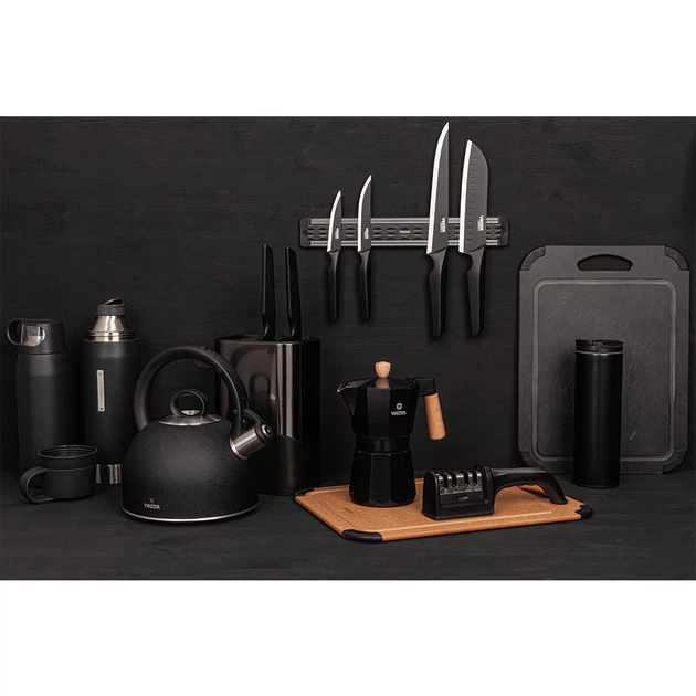 Ніж для овочів Vinzer Geometry Nero Line 8,9 см 50299 – купити