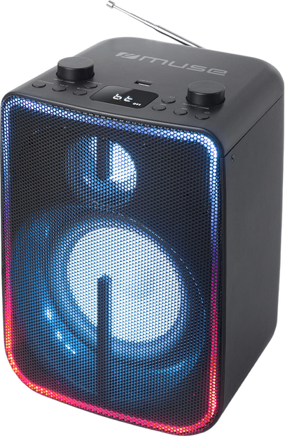 Głośnik przenośny Muse M-1802 DJ Partybox Speaker Black (M-1802DJ) - obraz 2