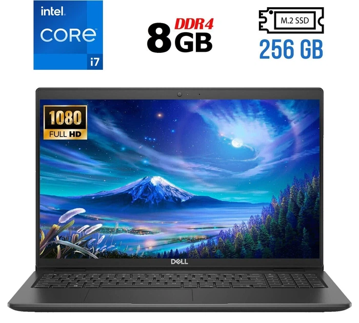 Windowsノート本体 Dell Latitude 3520 i7 1165G7 16GB 512GB Ноутбук Б-клас Dell Latitude 3520 / 15.6
