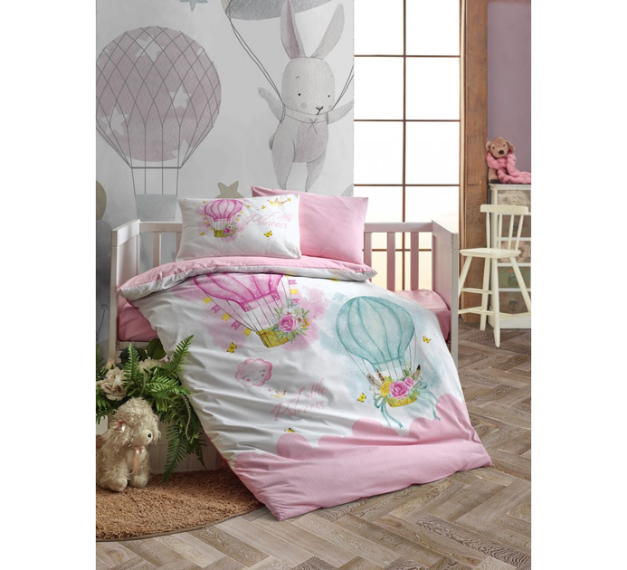 Комплект постельного белья Cotton Box для новорожденных Little Princess 100x150см (CB_080077123) 