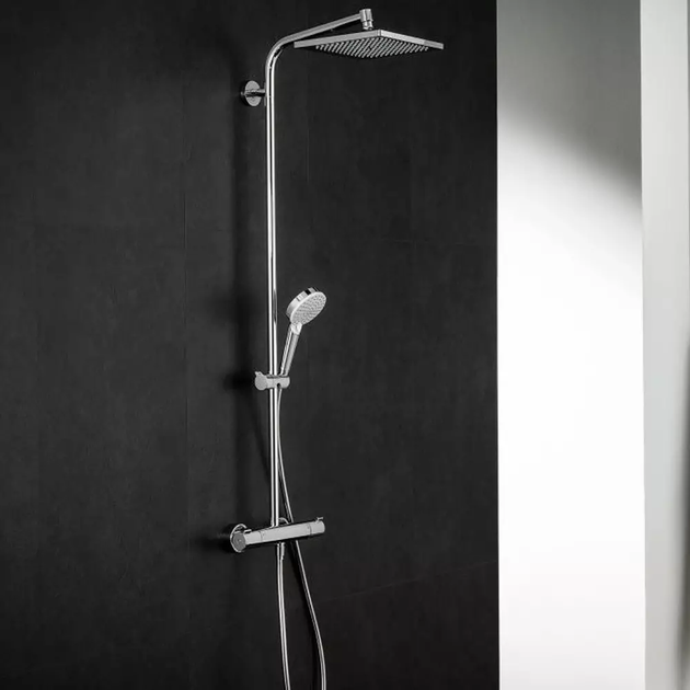 Душова система Hansgrohe Crometta E 240 1jet Showerpipe (27271000) - зображення 2