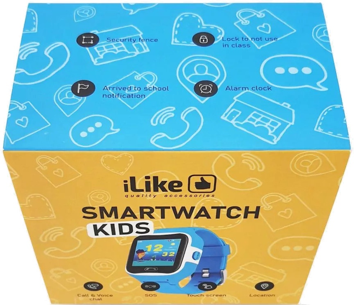 Смарт-часы iLike Kids GPS Watch IWH01BE Blue - изображение 6