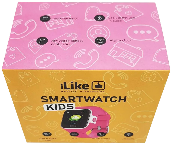 Смарт-часы iLike Kids GPS Watch IWH01PK Pink - изображение 6