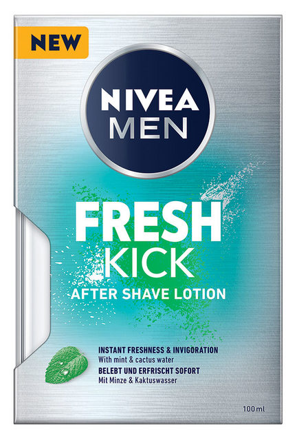 Lotion po goleniu Nivea Men Fresh Kick 100 ml (9005800343143) - obraz 1