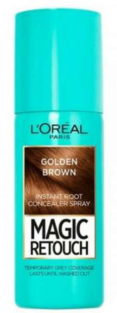 Spray tonujący do korzeni L'Oreal Paris Magic Retouch Golden Brown 75 ml (3600523388240) - obraz 1