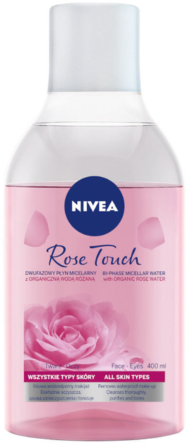Micelarna woda NIVEA Rose Touch 400 ml (5900017065038) - obraz 1