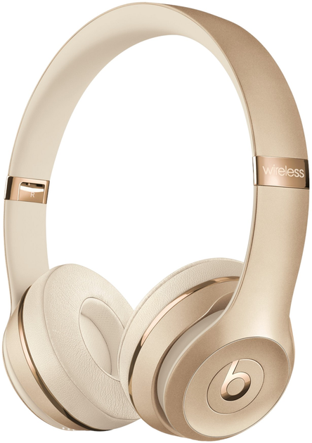Навушники Beats Solo3 Wireless Headphones Gold (MT283) - зображення 1