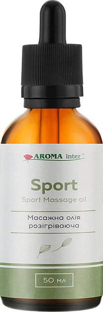 Масажна олія розігрівальна - Aroma Inter Sport 50ml (1088665-82001) - изображение 1