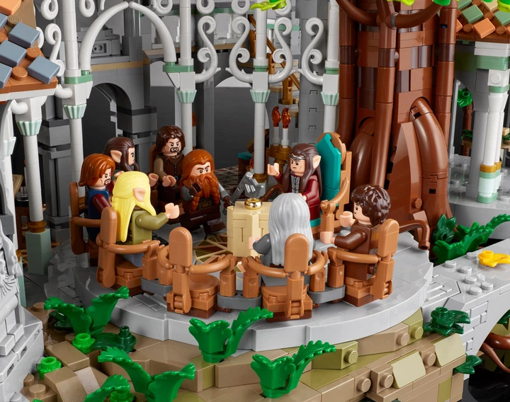 Zestaw klocków LEGO Icons Władca pierścieni: Rivendell 6167 elementów (10316) - obraz 9