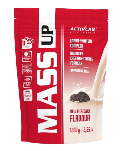 Gainer ActivLab Mass Up 1200 g Ciasteczko (5907368891521) - obraz 1