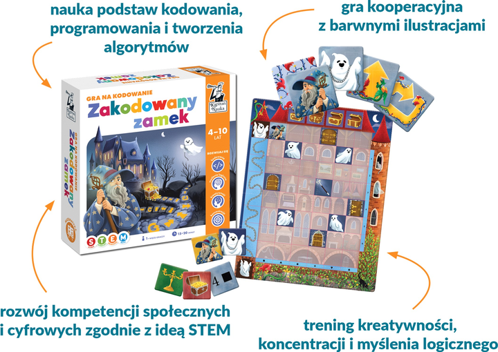 Gra planszowa Edgard Kapitan Nauka Zakodowany zamek (5903699821046) - obraz 4