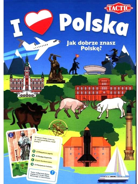 Настільна гра Tactic Я люблю Польщу (6416739564289) - зображення 1