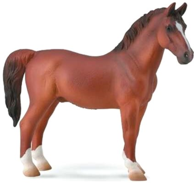 Фігурка Collecta Hackney Stallion Chestnut 14 см (4892900889153) - зображення 1