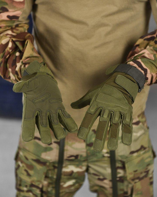 Тактичні рукавички standart oliva L - зображення 2