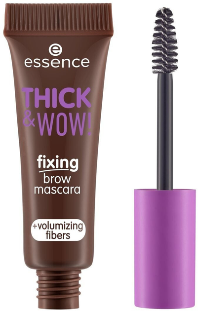 Tusz do brwi Essence Thick&Wow Fixing 04 Espresso Brown 6 ml (4059729394798) - obraz 1