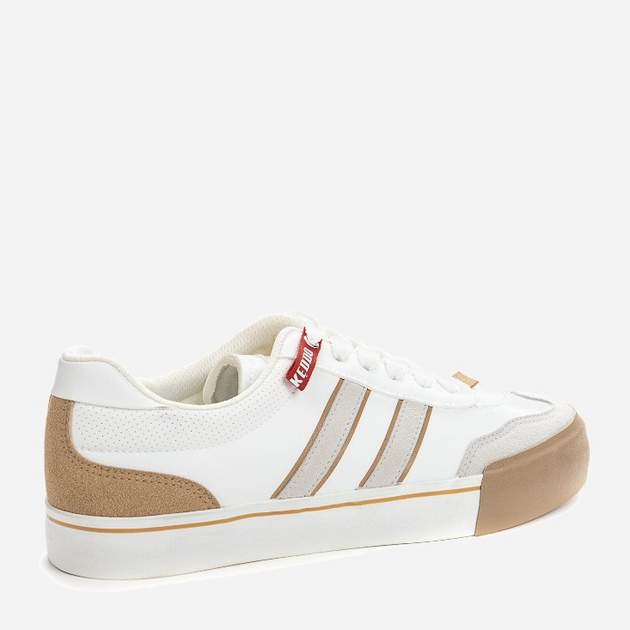 Sneakersy męskie Keddo Denim 847782/01-01E 43 28.5 cm Biały/Beżowy (4255679927240) - obraz 3