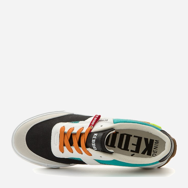 Sneakersy męskie materiałowe Keddo Denim 847879/01-02E 40 26 cm Wielokolorowe (4255679927752) - obraz 4