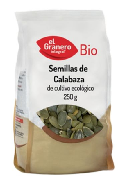 Pestki dyni Granero Semilla Calabaza Bio 250 g (8422584018431) - obraz 1