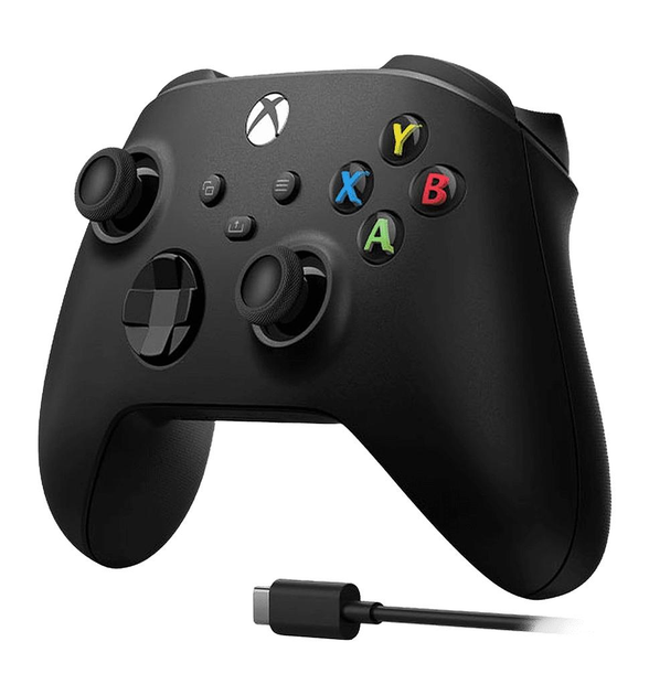 Геймпад Беспроводной Контроллер Microsoft Xbox Series X / S Wireless Controller with Bluetooth Carbon Black + Кабель Type-C - изображение 2