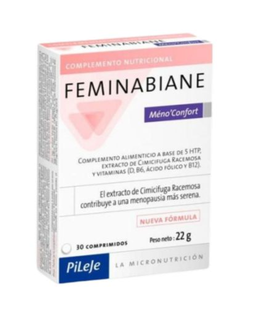 Харчова добавка PiLeJe Feminabiane Meno Confort 30 таблеток (3401560223804) - зображення 1
