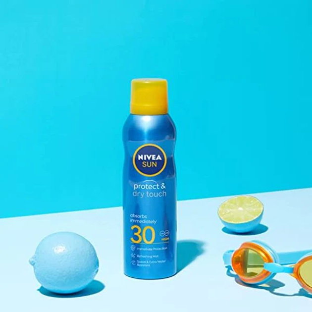Солнцезащитный спрей Nivea Sun Protect Dry Touch освежающий SPF 30 200 ...