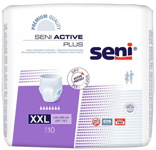 Majtki urologiczne Seni Active Plus XXL 10 szt (5900516801588) - obraz 1