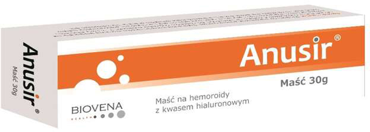 Maść na hemoroidy Biovena Anusir 30 g (5903111462321) - obraz 1