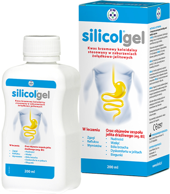 Пероральний гель від печії Salveo Silicolgel 200 мл (5060163210987) - зображення 1