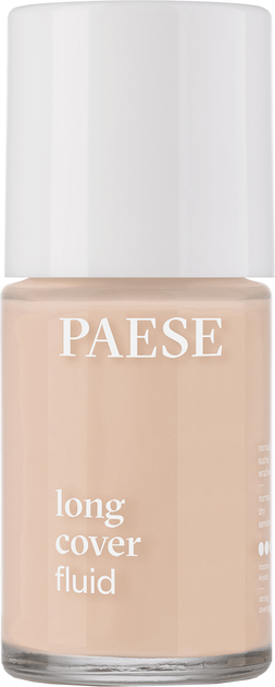 Тональний крем Paese Long Cover Fluid 01 Light Beige 30 мл (5907546502195) - зображення 1
