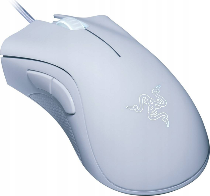 Mysz Razer Przewodowa Gaming Mouse DeathAdder Essential Ergonomic Optical mouse White (810056142636) - obraz 2